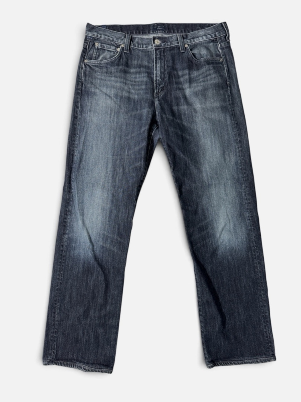 Citizens of Humanity mens 34x30 Sid Straight leg faded denim blue jeans EUC